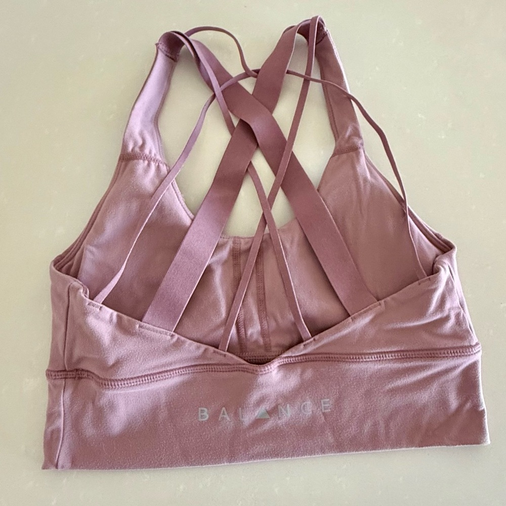 Balance Athletics/Vitality Mauve Sports Bra Size Medium